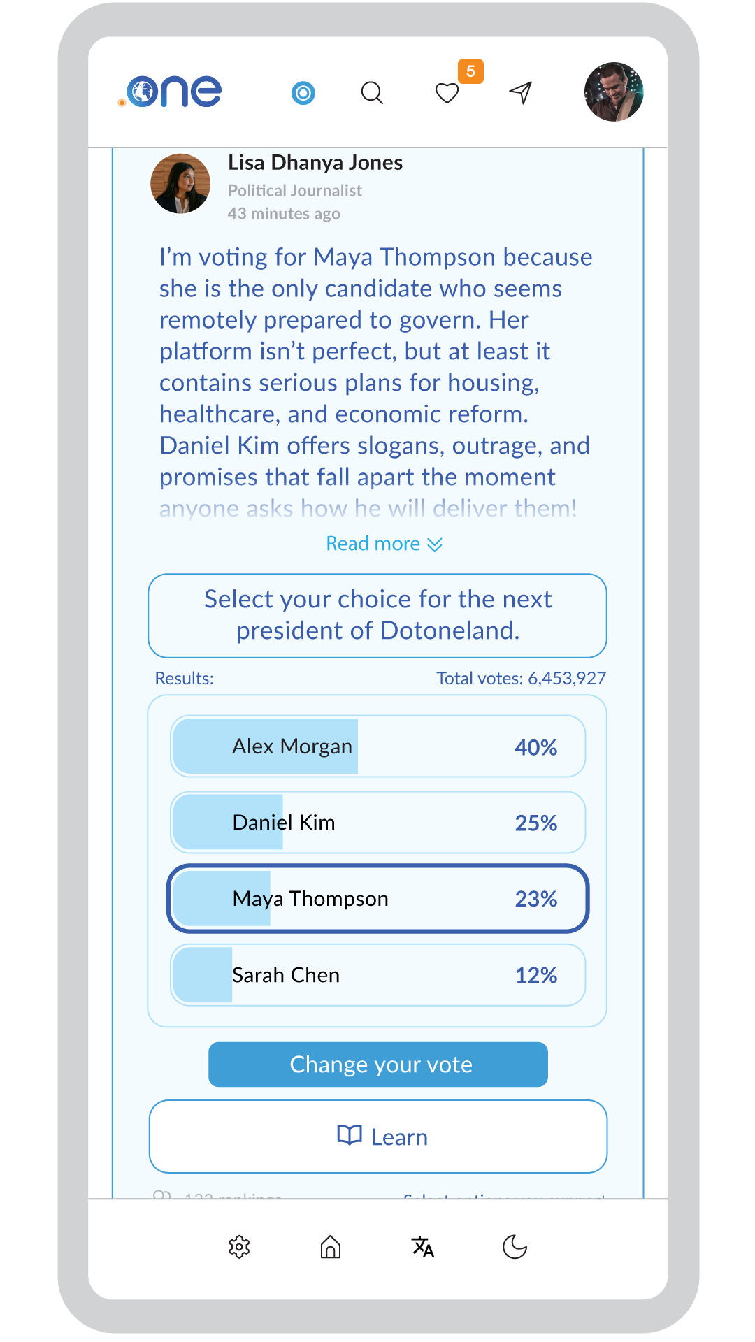Maya Thompson selected result