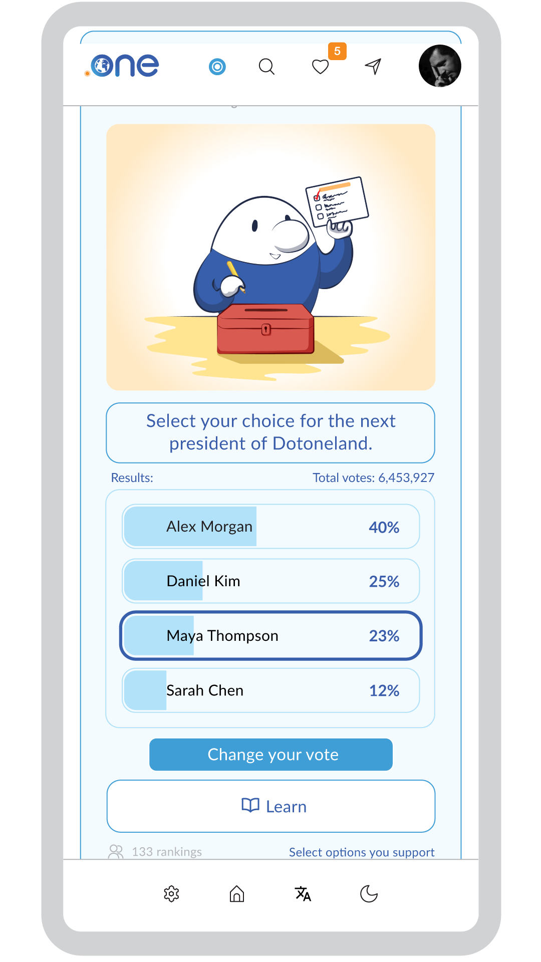 Maya Thompson selected result